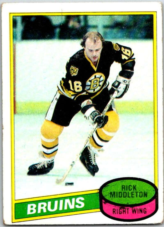 1980-81 Topps #251 Rick Middleton  Boston Bruins  V49990
