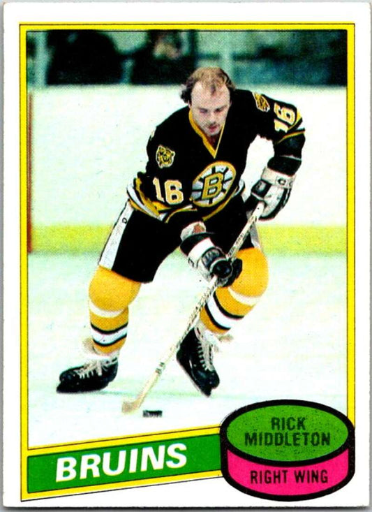 1980-81 Topps #251 Rick Middleton  Boston Bruins  V49993