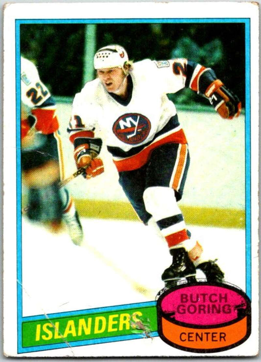 1980-81 Topps #254 Butch Goring  New York Islanders  V49999
