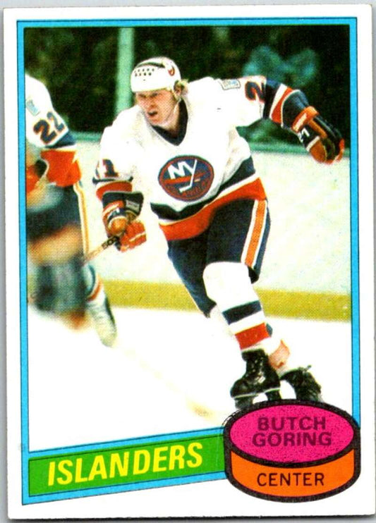1980-81 Topps #254 Butch Goring  New York Islanders  V50000