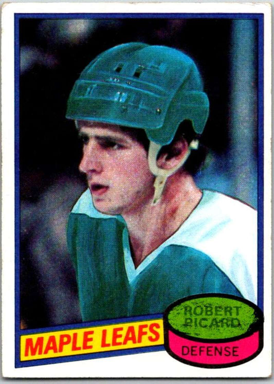 1980-81 Topps #255 Robert Picard  Toronto Maple Leafs  V50002