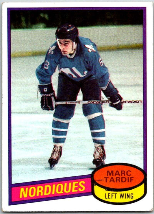 1980-81 Topps #256 Marc Tardif  Quebec Nordiques  V50004