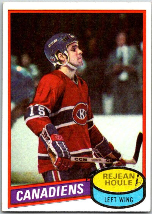 1980-81 Topps #261 Rejean Houle  Montreal Canadiens  V50016