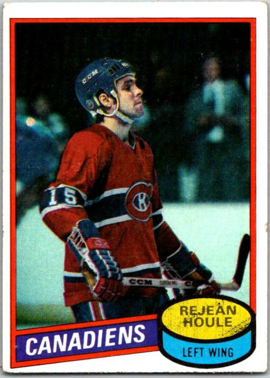 1980-81 Topps #261 Rejean Houle  Montreal Canadiens  V50017