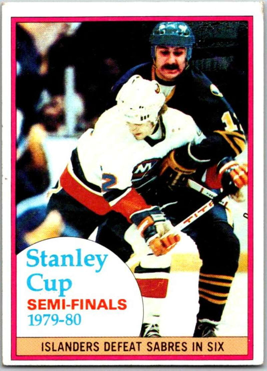 1980-81 Topps #262 Islanders vs. Sabres Stanley Cup Semi-Finals   V50018