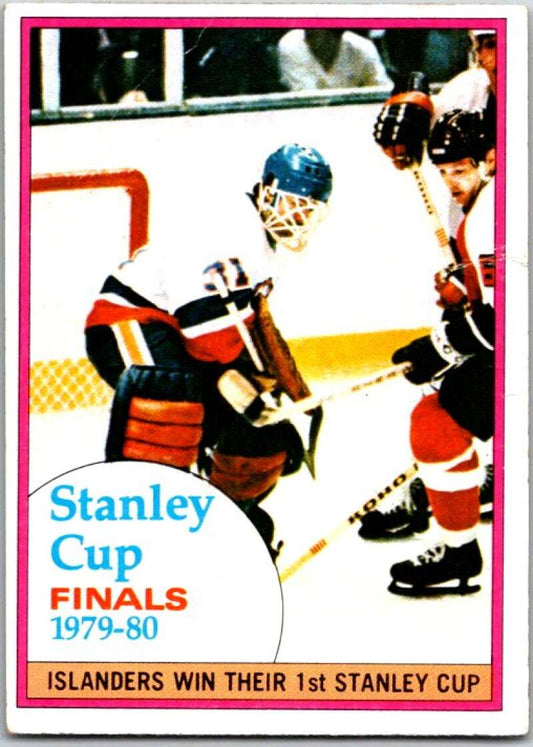 1980-81 Topps #264 Islanders vs. Flyers Stanley Cup Finals   V50024