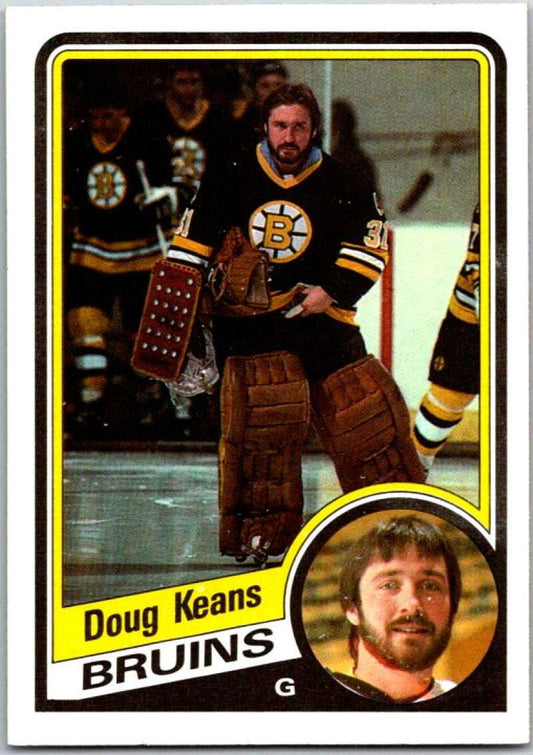 1984-85 Topps #4 Doug Keans  RC Rookie Boston Bruins  V50066