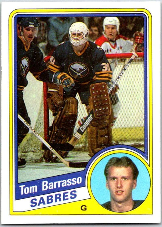 1984-85 Topps #14 Tom Barrasso  RC Rookie Buffalo Sabres  V50067