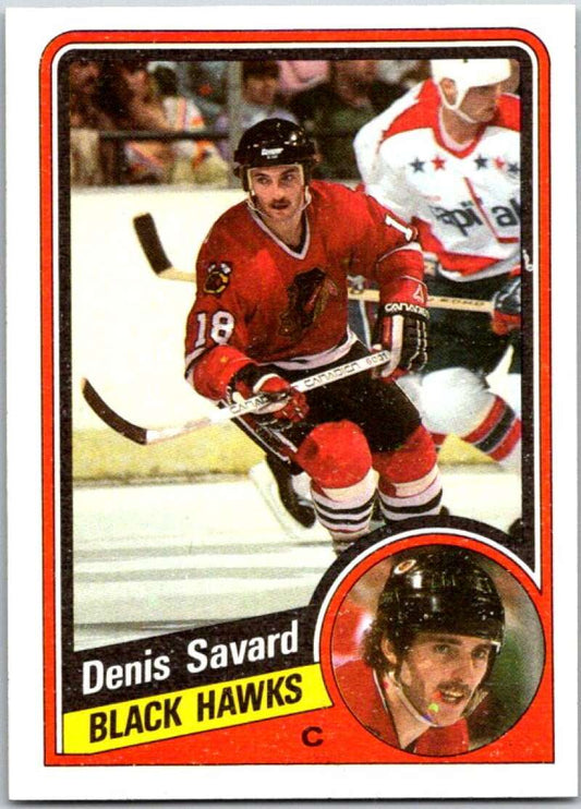 1984-85 Topps #35 Denis Savard  Chicago Blackhawks  V50082