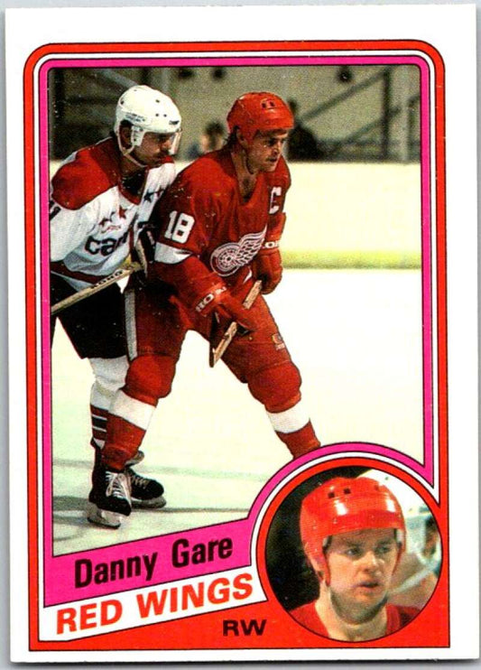 1984-85 Topps #42 Danny Gare  Detroit Red Wings  V50083