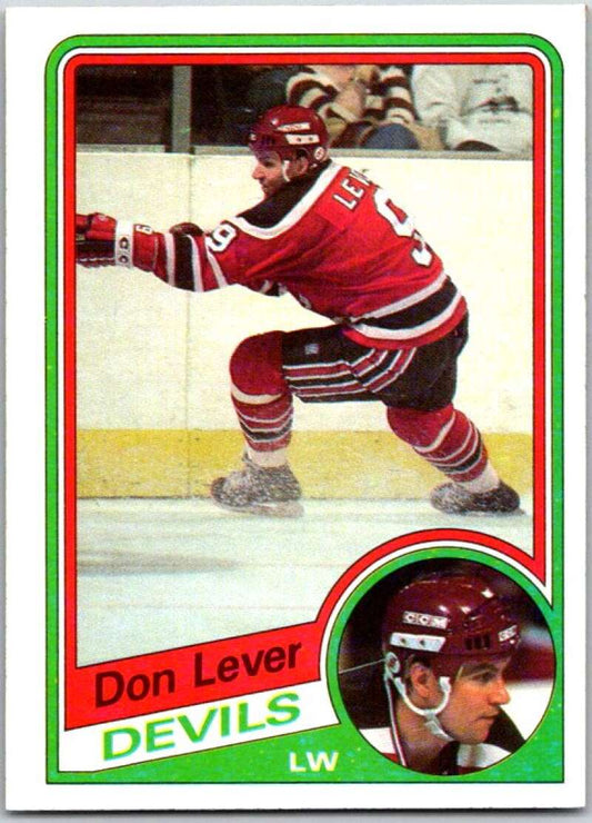 1984-85 Topps #86 Don Lever  New Jersey Devils  V50090