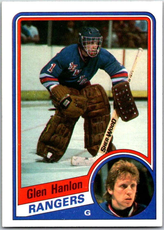 1984-85 Topps #106 Glen Hanlon  New York Rangers  V50093