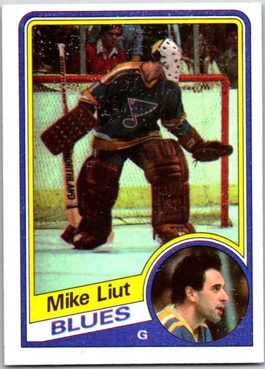 1984-85 Topps #132 Mike Liut  St. Louis Blues  V50097