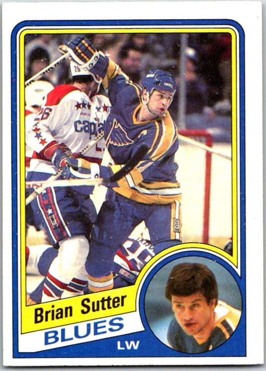 1984-85 Topps #135 Brian Sutter  St. Louis Blues  V50099