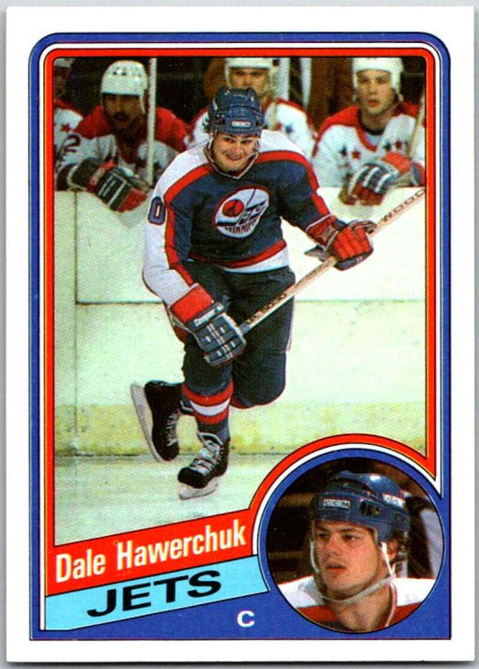 1984-85 Topps #152 Dale Hawerchuk  Winnipeg Jets  V50104