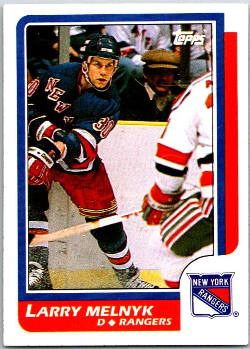 1986-87 Topps #95 Larry Melnyk  RC Rookie  V50131