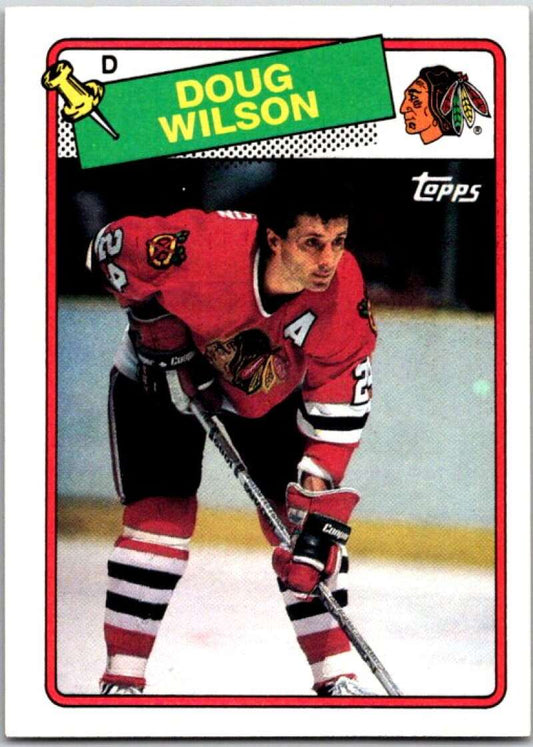 1988-89 Topps #89 Doug Wilson  Chicago Blackhawks  V50252