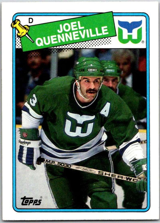 1988-89 Topps #3 Joel Quenneville  Hartford Whalers  V50223