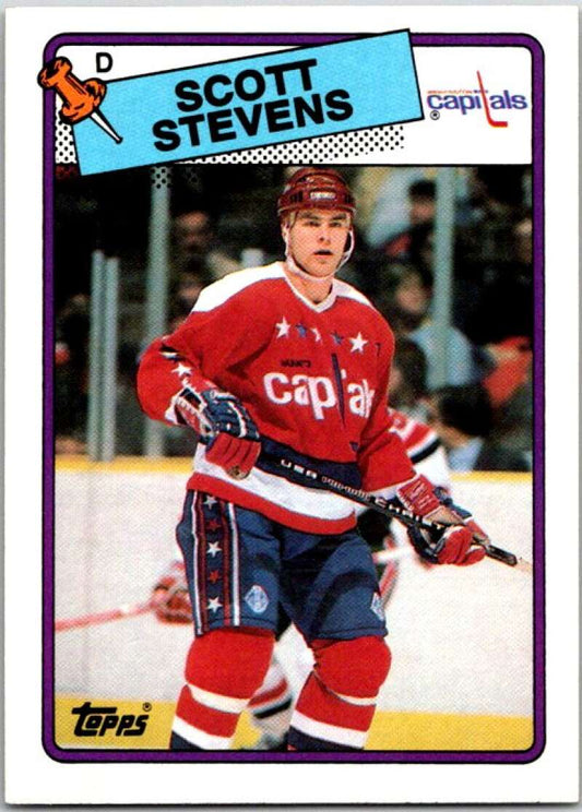 1988-89 Topps #60 Scott Stevens  Washington Capitals  V50238