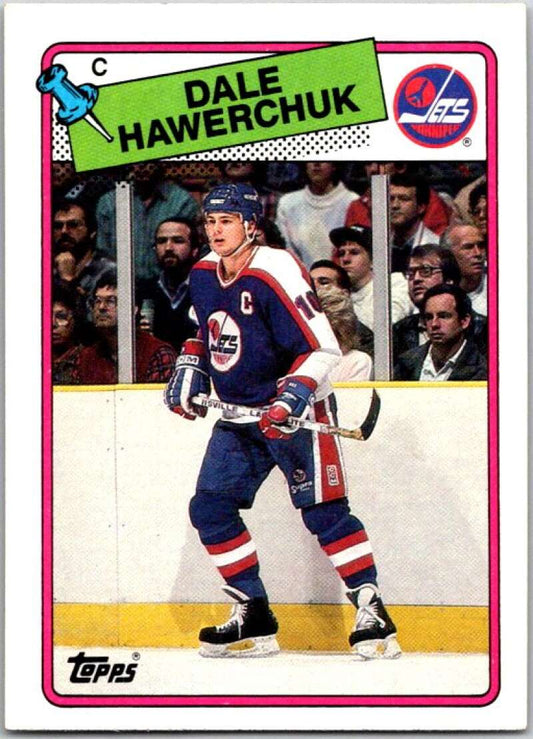 1988-89 Topps #65 Dale Hawerchuk  Winnipeg Jets  V50240