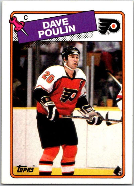 1988-89 Topps #100 Dave Poulin   V50258