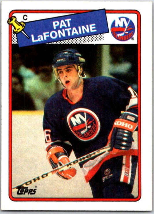 1988-89 Topps #123 Pat LaFontaine   V50265