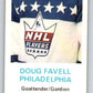 1970-71 Dad's Cookies #32 Doug Favell  Philadelphia Flyers  X244