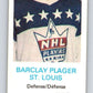 1970-71 Dad's Cookies #101 Barclay Plager  St. Louis Blues  X363