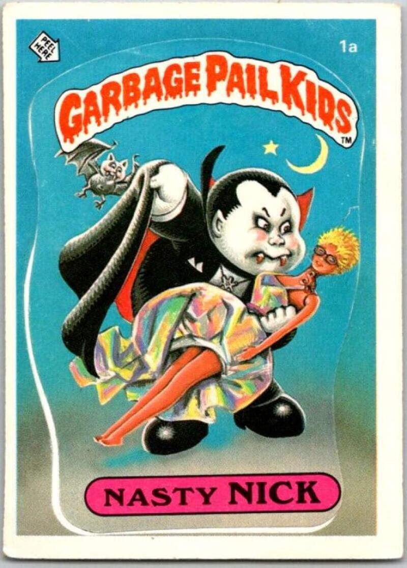 HCWPP - 1985 Topps Garbage Pail Kids Series 1 #1a Nasty Nick - 294081