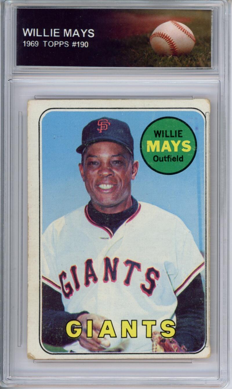 HCWPP - 1969 Topps #190 Willie Mays Giants MLB Baseball - 294096
