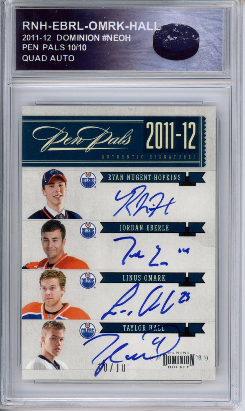 HCWPP - 2011-12 Dominion RNH, EBERLE, OMARK, HALL Auto 10/10 Quad - 294103