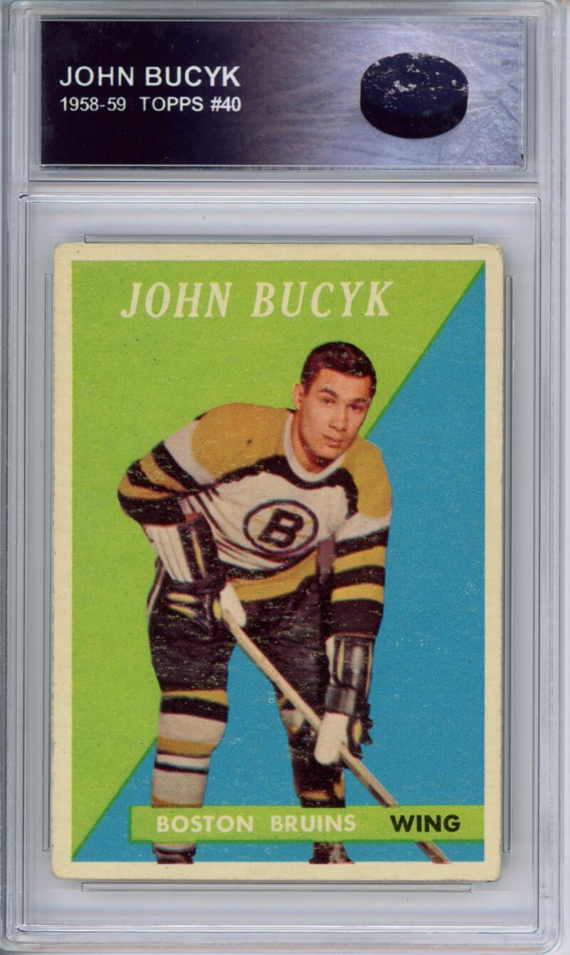 HCWPP - 1958-59 Topps #40 Johnny Bucyk Boston Bruins - 294125
