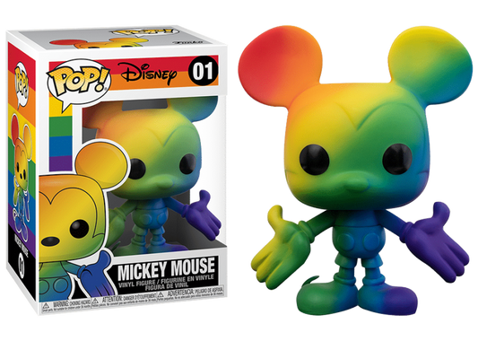 Funko Pop - 01 Disney - Mickey Mouse Pride Colors Vinyl Figure  Image 1