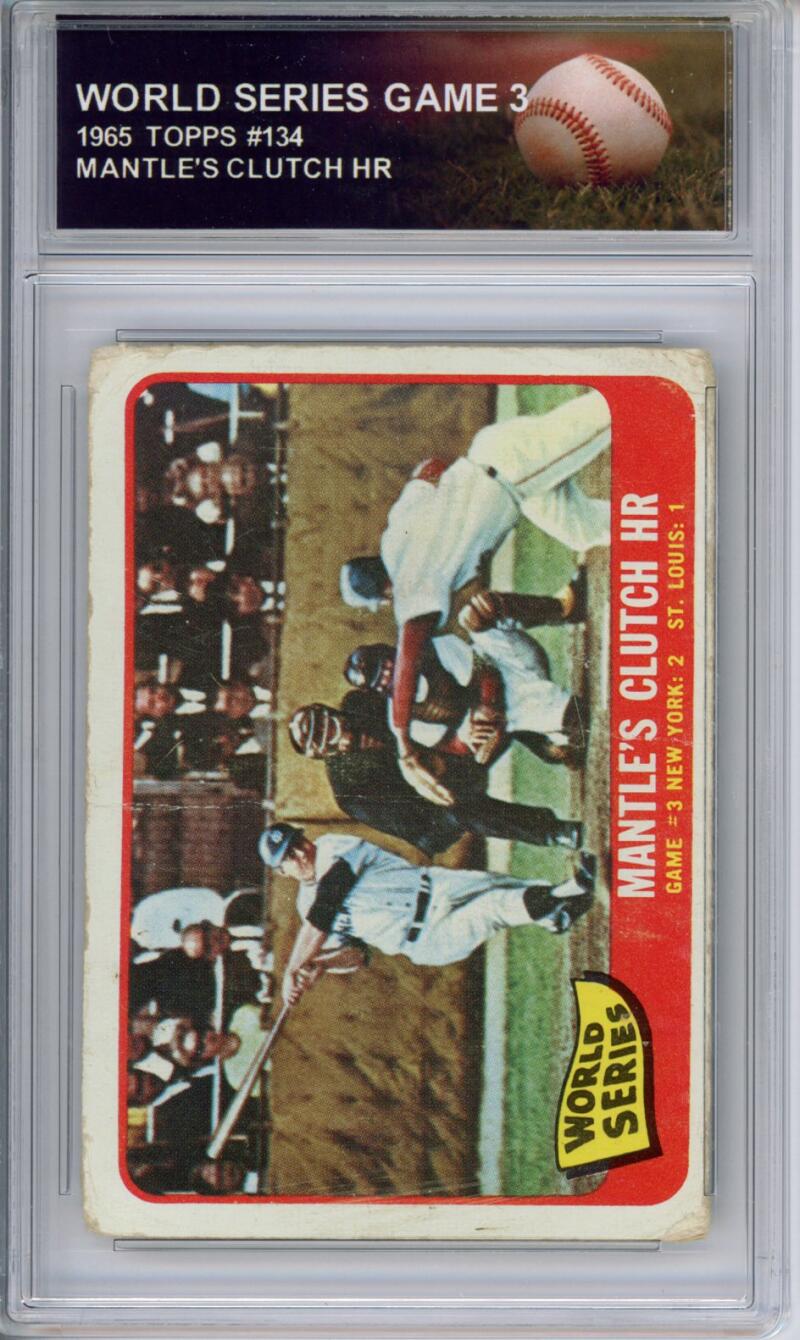 HCWPP - 1965 Topps #134 World Series Game 3 Mantle's Clutch HR - 294132
