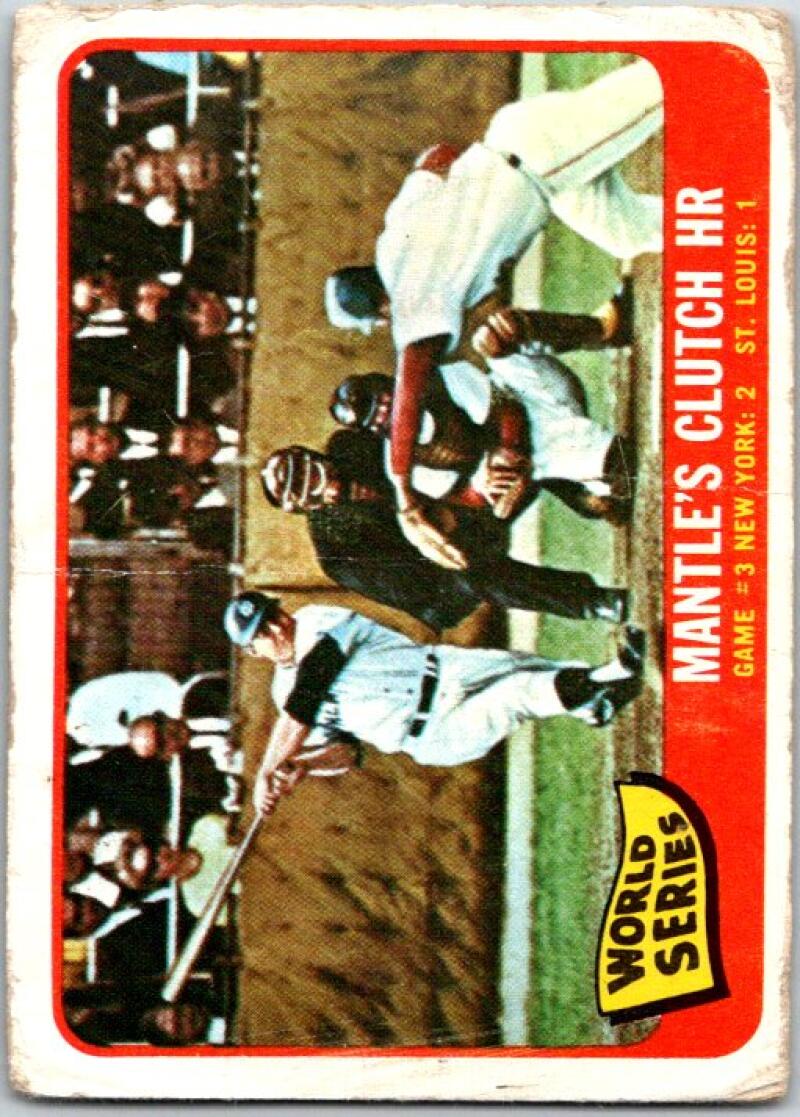 HCWPP - 1965 Topps #134 World Series Game 3 Mantle's Clutch HR - 294132