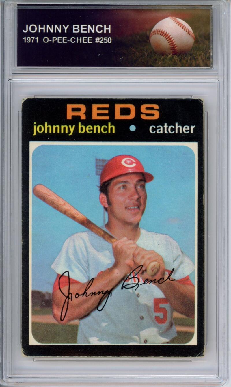 HCWPP - 1971 O-Pee-Chee #250 Johnny Bench Cincinnati Reds - 294134