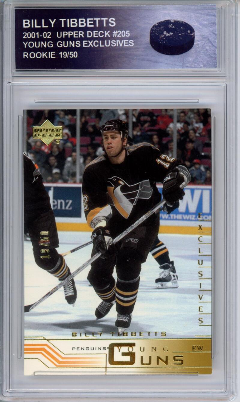 HCWPP - 2001-02 Upper Deck YG Exclusives BILLY TIBBETTS 19/50 RC - 294166