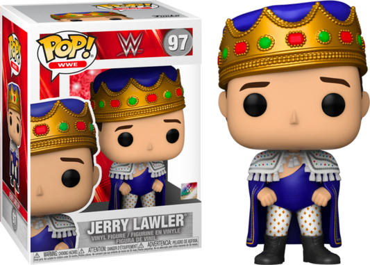 Funko Pop - 97 WWE - Jerry Lawyer crown and cape  Vinyl Figure  Image 1