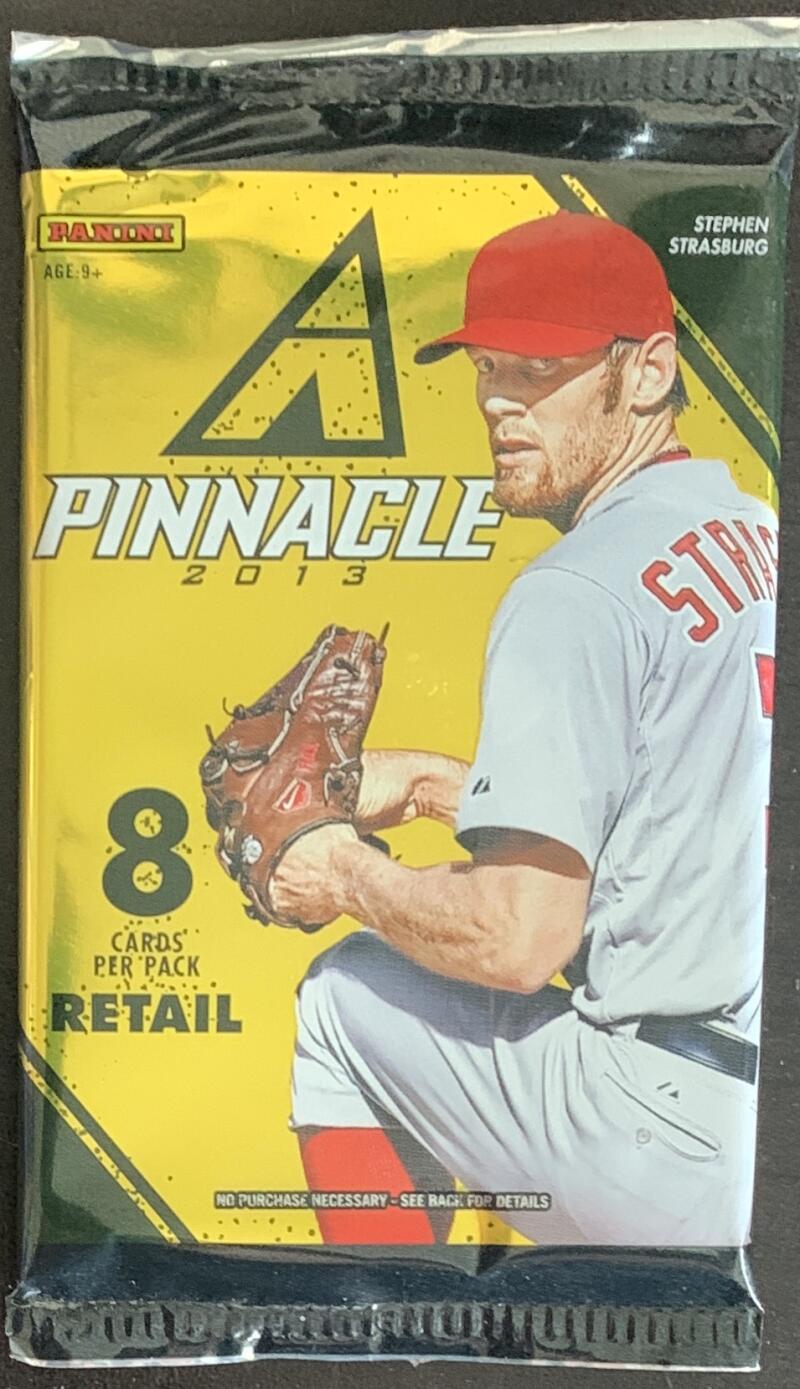  2013 Panini Pinnacle Baseball Retail PACK - 8 MLB Cards Per Pack Image 1