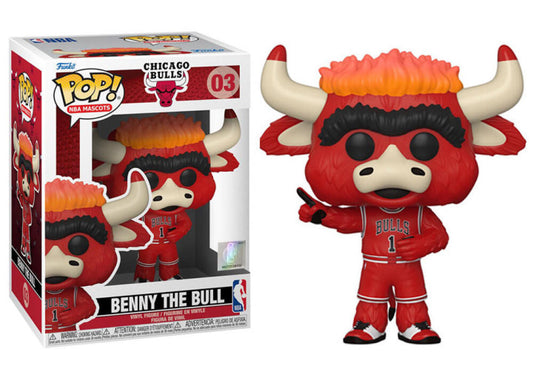 Funko Pop - 03 Basketball - Chicago Bulls Benny The Bull Mascot Figure