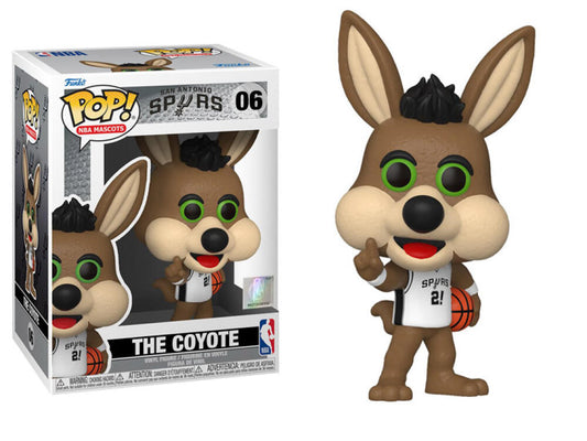 Funko Pop - 06 Basketball - San Antonio Spurs The Coyote Mascot Figure  Image 1