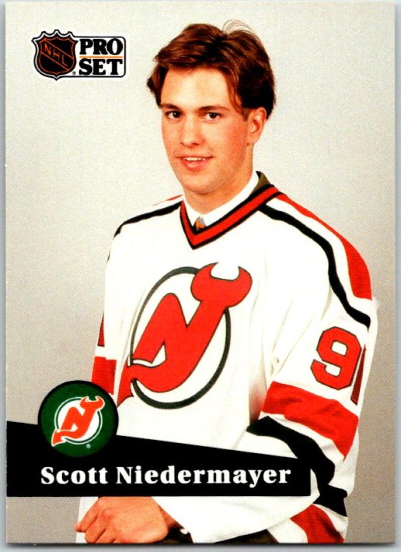 1991-92 Pro Set CC #CC4 Scott Niedermayer Rookie RC Short Print V50590