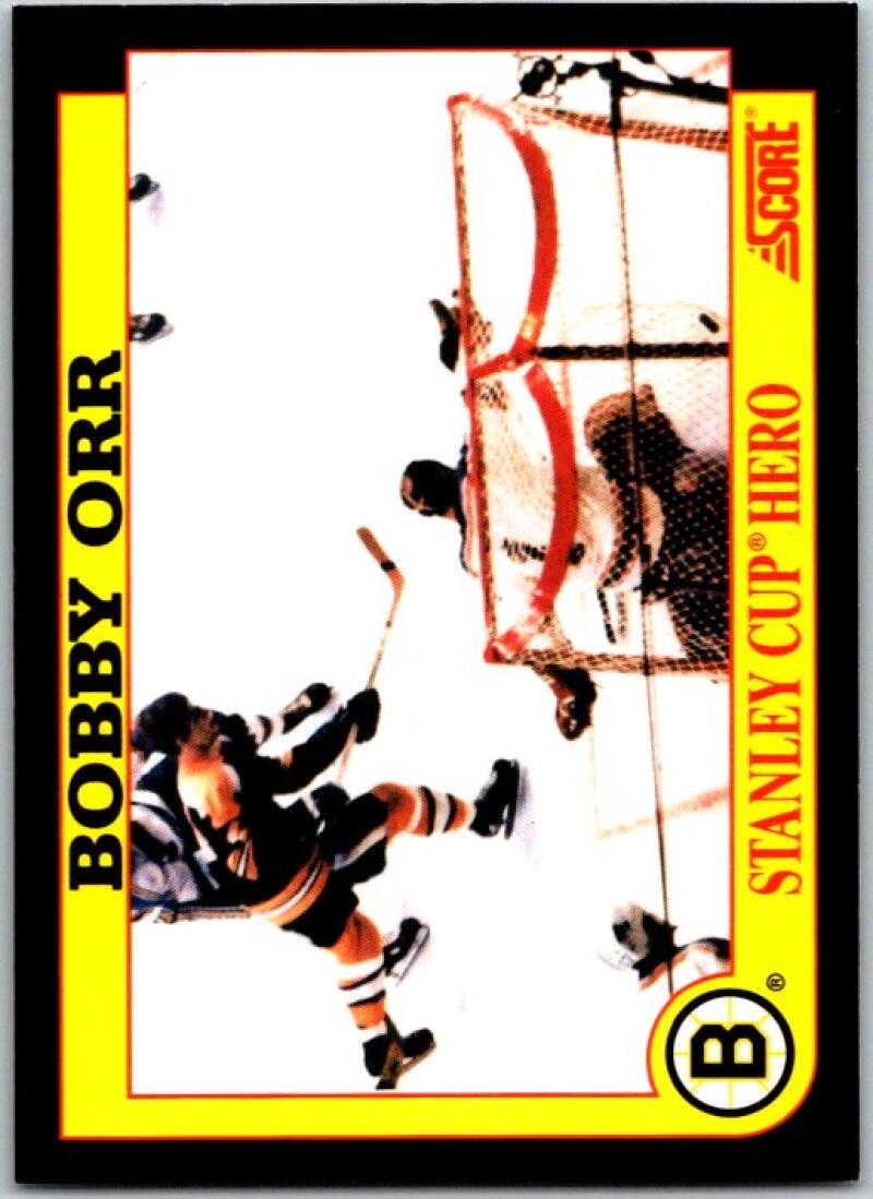 1991-92 Score Bobby Orr #NNO Bobby Orr Stanley Cup Hero V50603