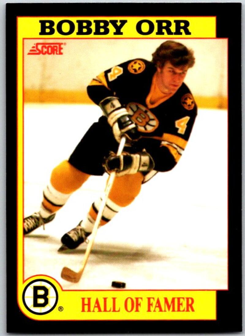 1991-92 Score Bobby Orr #NNO Bobby Orr Hall Of Famer V50604