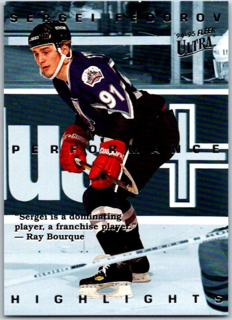 1994-95 Ultra Sergei Fedorov #1 Sergei Fedorov V50628