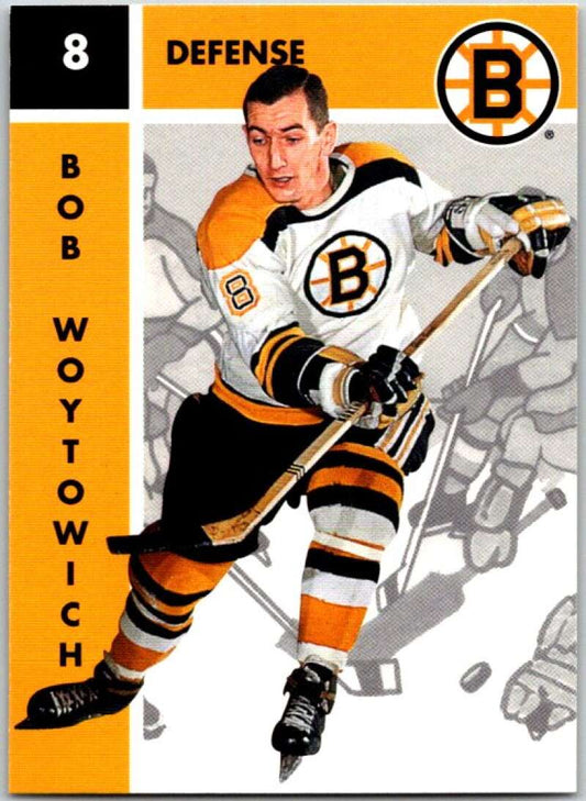 1995-96 Parkhurst '66-67 #8 Bob Woytowich  Boston Bruins  V50654