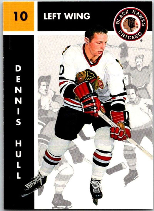 1995-96 Parkhurst '66-67 #37 Dennis Hull  Chicago Blackhawks  V50683