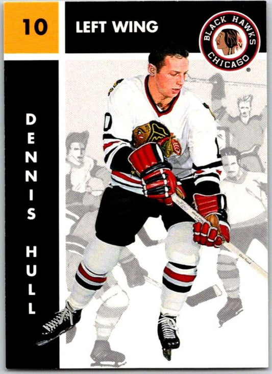 1995-96 Parkhurst '66-67 #37 Dennis Hull  Chicago Blackhawks  V50684