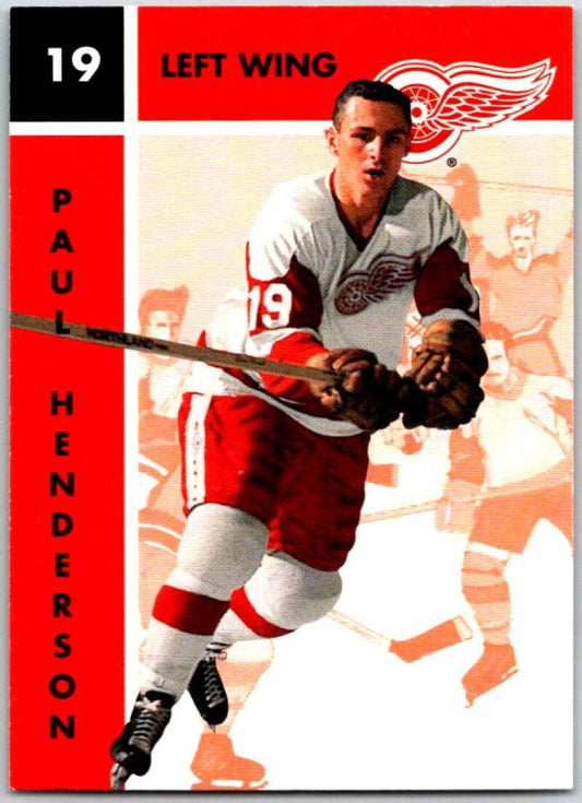 1995-96 Parkhurst '66-67 #40 Paul Henderson  Detroit Red Wings  V50690