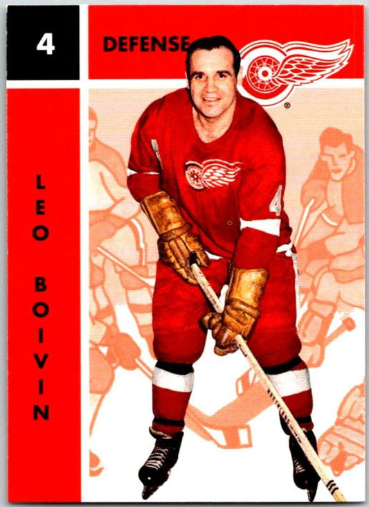 1995-96 Parkhurst '66-67 #48 Leo Boivin  Detroit Red Wings  V50697